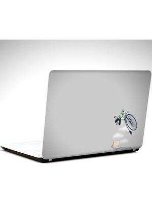 Bisiklet ve Laptop Sticker