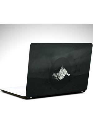 Dağ Minimal Laptop Sticker