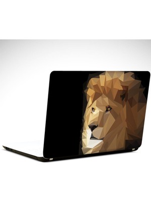 Aslan Çizim Laptop Sticker