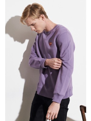 WRANGLER Erkek Regular Fit Normal Kesim Pamuk Bisiklet Yaka Sweatshirt