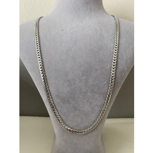 Zeyna Accessories Desenli Kalın Zincir Unisex Kararmaz Antialerjik Paslanmaz Çelik Kolye