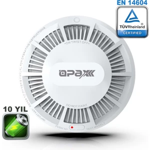 Opax HY-SSA01 Photoelectric Kombine Kablosuz Duman & Isı Dedektörü ve Alarmı