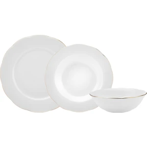 Yonca 18 Parça 6 Kişilik Porselen Yemek Takımı