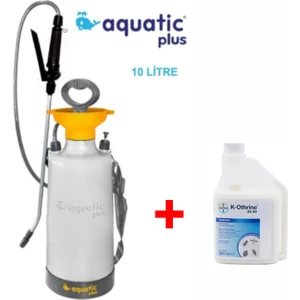 K-Othrine SC50 500ML Karasinek, Sivrisinek Ilacı ve Aquatic Plus Basınçlı Sprey Pompası 10 Lt