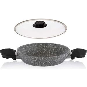 Granit Sahan 20 cm Cam Kapaklı