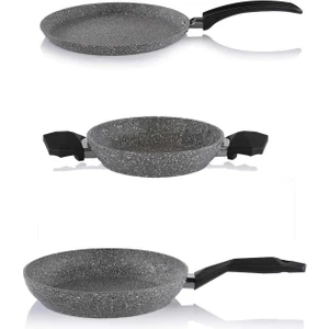 30 cm Granit Tava 20 cm Sahan ve Krep Tavası