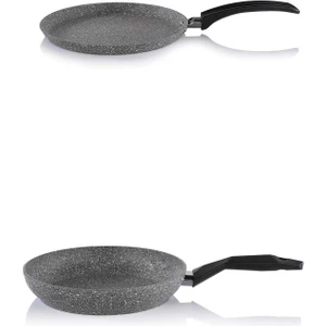 30 cm Granit Tava ve 25 cm Krep Tavası