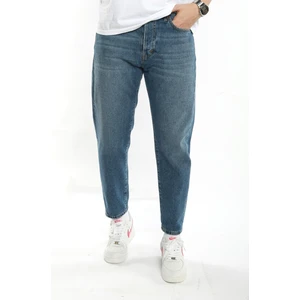 The Trend Man Koyu Mavi Boyfriend Jeans Pantolon