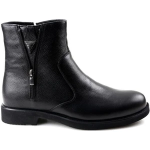 02160 Erkek Kürklü Hakiki Deri Bot