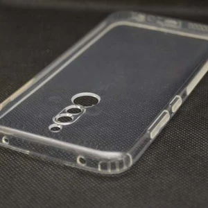 Xiaomi Redmi 8 Kılıf Kamera Korumalı Darbe Emici Şeffaf Pürüzsüz Şık Görünüm Parlak Silikon Kapak