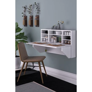 DF01104B Duvara Monte Pratik Raflı Katlanır Kırma Masa Mutfak ve Yemek Masası