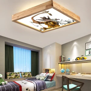 Wood Design World Ahşap Çerçeve Çocuk Odası LED Aydınlatma
