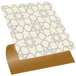 Kendinden Yapışkanlı Selçuklu Yıldızı Desenli Pvc Karo 30X30 cm 4'lü 0,36 M2