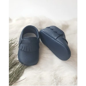 Rocco Lacivert Deri Bebek Makoseni