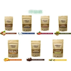 Aromalı Türk Kahveleri Tanışma Paketi 100 gr x 7