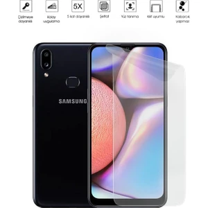 Kip GSM Samsung Galaxy A10S Ekran Koruyucu Tam Kaplayan Esnek Kırılmaz Nano Temperli