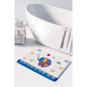 Sevimli Tasarımlı Mikrofiber Banyo Paspası, Kaymaz Taban, Makinede Yıkanabilir (50x80 Cm)