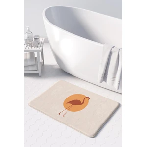 Sevimli Tasarımlı Mikrofiber Banyo Paspası, Kaymaz Taban, Makinede Yıkanabilir (50x80 Cm)