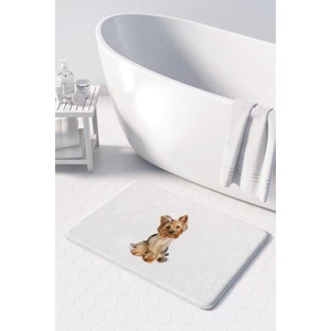 Sevimli Tasarımlı Mikrofiber Banyo Paspası, Kaymaz Taban, Makinede Yıkanabilir (50x80 Cm)