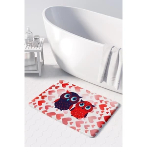 Sevimli Tasarımlı Mikrofiber Banyo Paspası, Kaymaz Taban, Makinede Yıkanabilir (50x80 Cm)