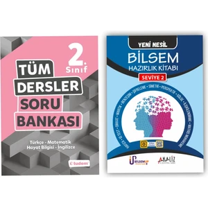 Tudem Yayınları 2. Sınıf Tüm Dersler Soru Bankası + Bilsem Hazırlık Kitabı