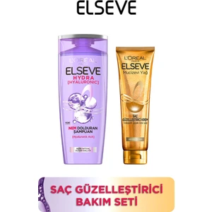 Hydra Şampuan + Mucizevi Yağ Saç Güzelleştirici Krem Seti -Her Saç Tipi