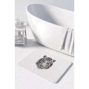 Sevimli Tasarımlı Mikrofiber Banyo Paspası, Kaymaz Taban, Makinede Yıkanabilir (50x80 Cm)