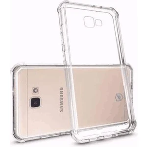 Caseart Samsung Galaxy J7 Prime Kapak Kamera Korumalı Antişok Airbag Köşe Korumalı Silikon Şeffaf Kılıf