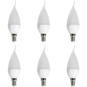 6 Adet 8W Ledli Kıvrık Buji Ampul CT-4084
