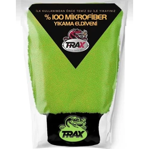 Trax mikrofiber Araç Pasta Cila Yıkama Eldiveni Yeşil