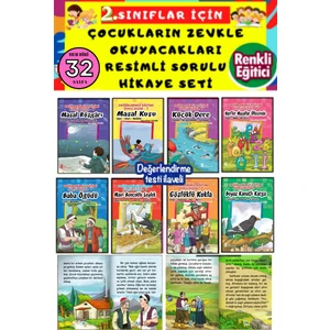 2.sınıflar Için 8'li Değerler Eğitimi Hikaye Kitabı Seti (En Çok Satanlar)