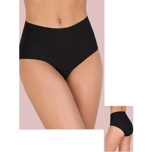 Secret Moda Yüksek Bel Lazer Kesim Bato Silikonlu Kaydırmaz Slip Lazer Külot Korse