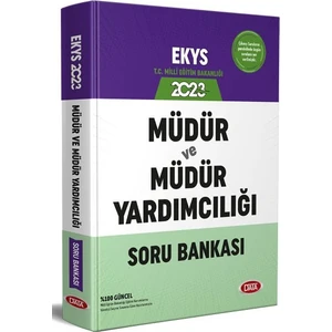 Data Yayınları 2023 MEB EKYS Müdür ve Müdür Başyardımcısı ve Müdür Yardımcısı Soru Bankası