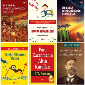 Borsa - Yatırımcı Seti-5 - 6 Kitap -Yatırım, Finans, Para, Borsa, Bir Borsa Spekülatörünün Anıları