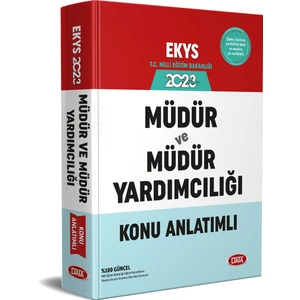 Data Yayınları 2022 MEB EKYS Müdür Müdür Başyardımcısı ve Müdür Yardımcısı Hazırlık Kitabı