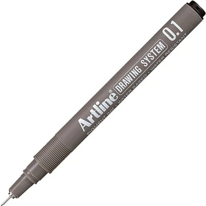 : Drawing System Teknik Çizim Kalemi : 0,1 mm : Siyah
