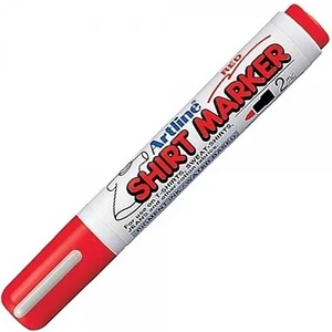: Shirt Marker Tişört & Kıyafet Markör Kalemi : 2,0 mm : Kırmızı