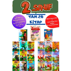 3.sınıflar Için Okumayı Sevdiren ve Okuma Alışkanlığı Kazandıran Eğlenceli 20'li Kitap Seti Evony