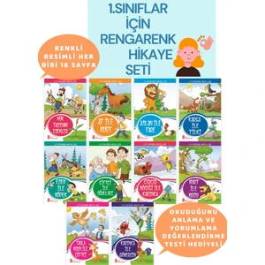 1.sınıflar Için Okuma Kitabı Hikaye 12'li Hikaye Seti