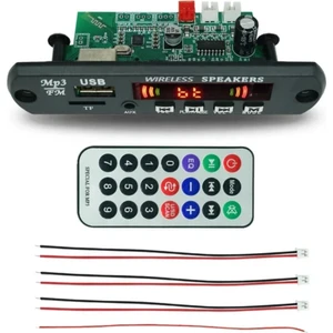 USB Bluetooth Fm 12V ( 2 Hoparlör Bağlanabilen )  Dekoder