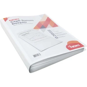 Sunum Dosyası Cepli 100 Yaprak Beyaz 641100-N-010