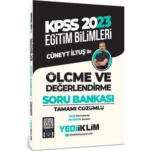 Yediiklim Yayınları KPSS 2023 Eğitim Bilimleri Ölçme ve Değerlendirme Tamamı Çözümlü Soru Bankası