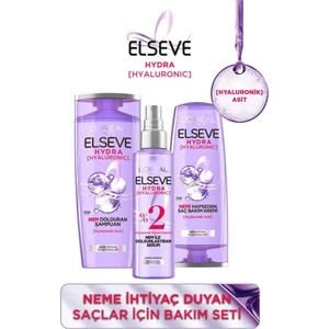 Hydra [Hyaluronic] Neme Ihtiyaç Duyan Saçlar Için Bakım Seti - Şampuan & Saç Bakım Kremi & Serum