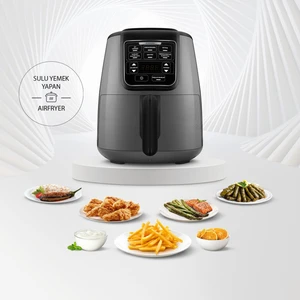 Air Pro Cook Xl 2 In 1 Airfryer Space Gray Black 4 Kişilik