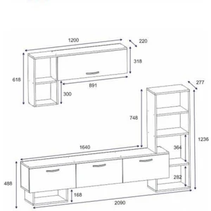 Derya Dekor Mega Tv Ünitesi