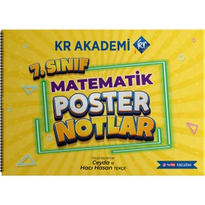 Kr Akademi Yayınları 7. Sınıf Matematik Poster Notlar (Ciltli)