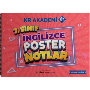 Kr Akademi Yayınları 7. Sınıf Ingilizce Poster Notlar (Ciltli)