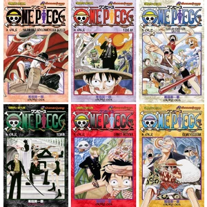 One Piece 3-4-5-6-7-8. Ciltler Manga Seti
