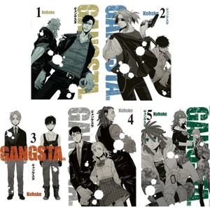 Gangsta 1-2-3-4-5. Ciltler Manga Seti