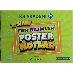 Kr Akademi Yayınları 7. Sınıf Fen Bilimleri Poster Notlar